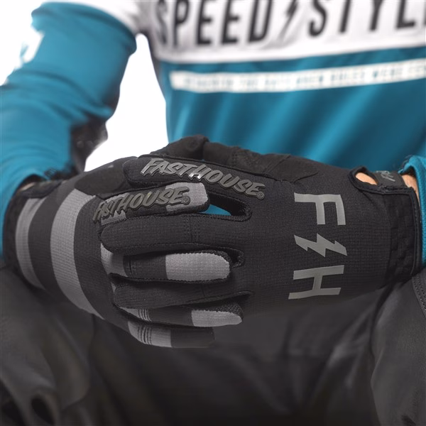 Fasthouse Speed Style Akin Motocross Glove Black/Gray