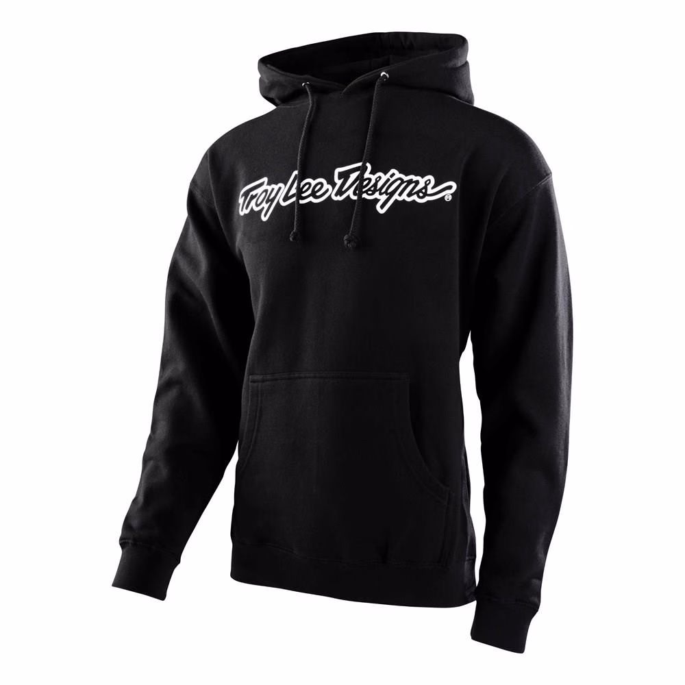 Troy Lee Designs Signature Pullover Hoodie Youth Black/White