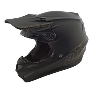 Troy Lee Designs SE4 Polyacrylite Motocross Helmet Youth Midnight Black - Image 1