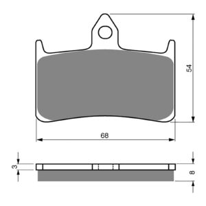 GOLDfren Brake Pads - S3 Sintered Sports - Image 1