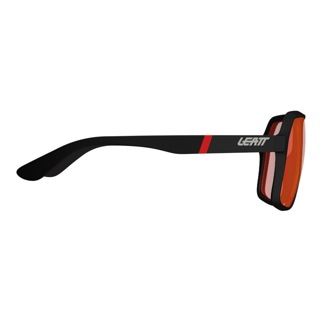 Leatt TheViz Andes Sunglasses - Satin Black Polarized Red (14 VLT)