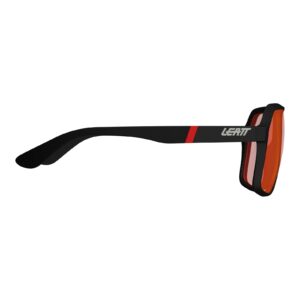 Leatt TheViz Andes Sunglasses - Satin Black Polarized Red (14 VLT) - Image 2