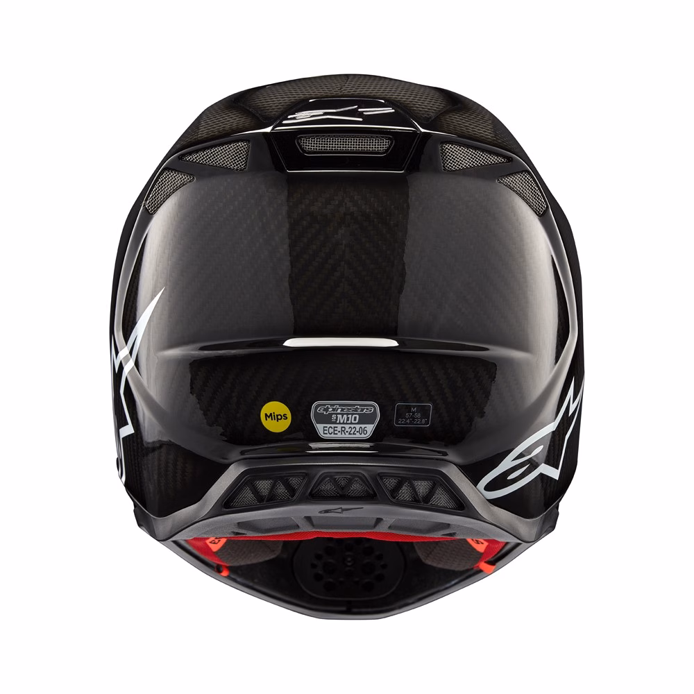 Alpinestars Supertech S-M10 Motocross Helmet Black Gloss Carbon