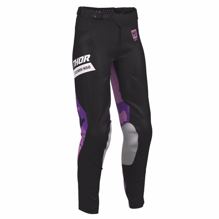Thor MX Sportmode Bleach Motocross Pants Ladies Black/Orchid