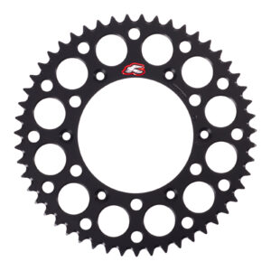 Renthal Sprocket Rear Black 51T Alloy 7075 T6 Grooved - Image 1