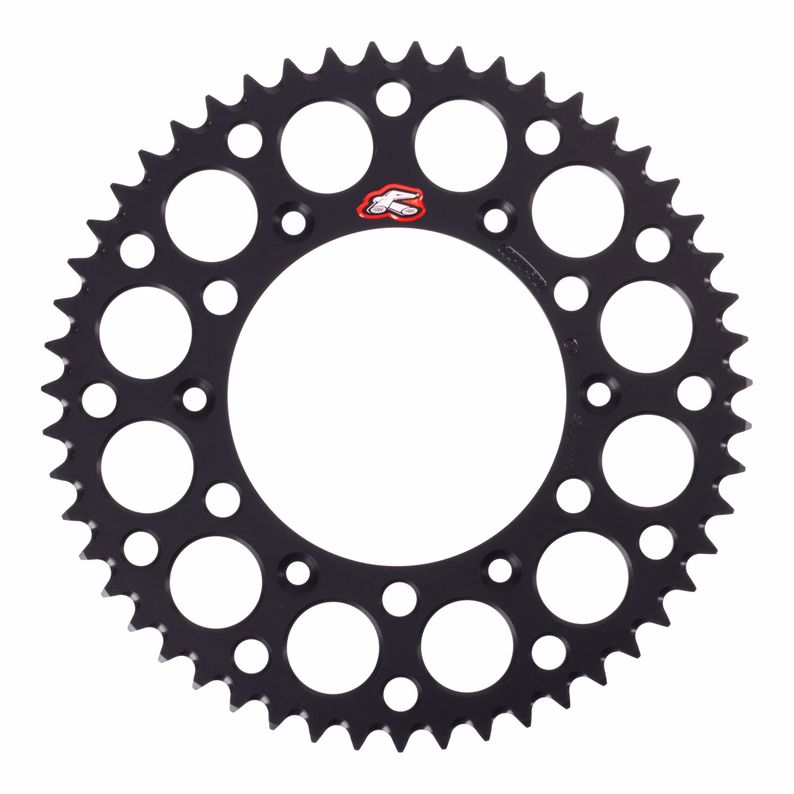 Renthal Sprocket Rear Black 51T Alloy 7075 T6 Grooved - Image 1