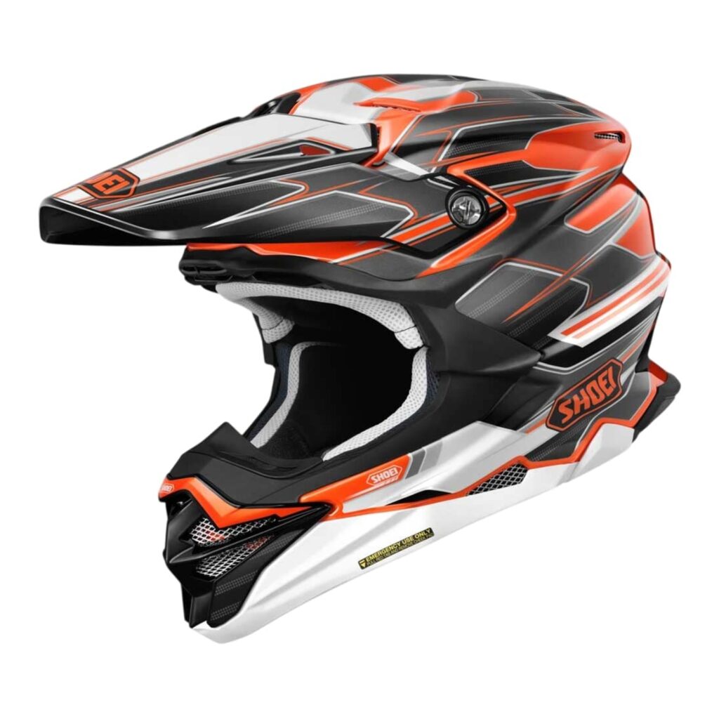 Shoei VFX06 M.E.D.S Sparkle Motocross Helmet TC8