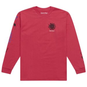 Troy Lee Designs Enjoy Long Sleeve Tee Fuchsia - Image 3