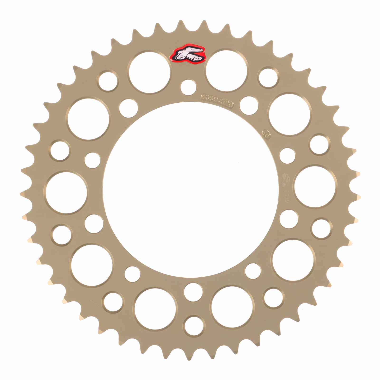 Renthal Sprocket Hard Anodised 45T Silver - Image 1