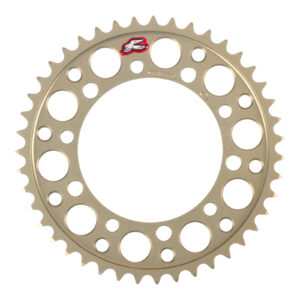 Renthal Sprocket Rear Silver 43T Alloy 7075 T6 Grooved Suzuki - Image 1