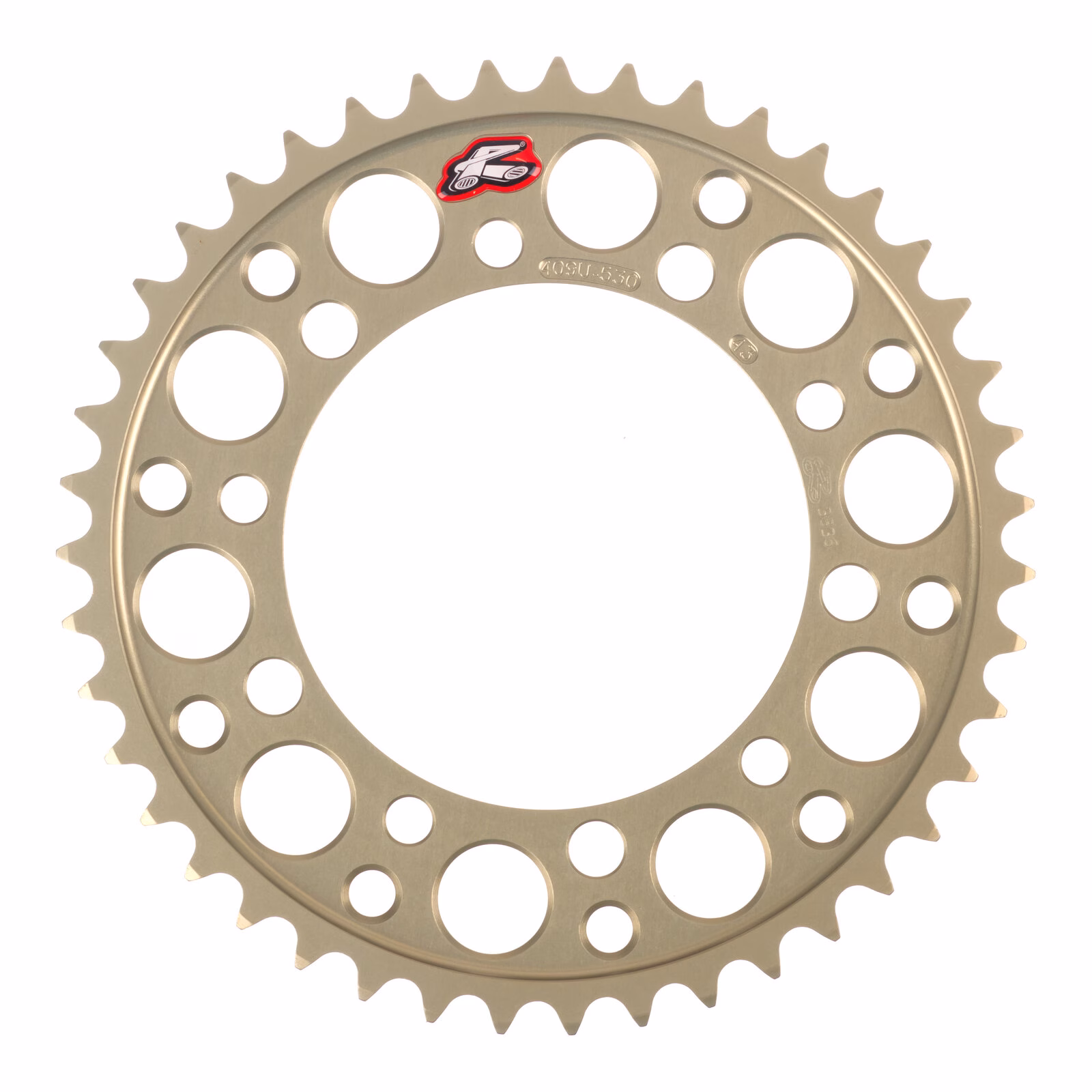 Renthal Sprocket Rear Silver 43T Alloy 7075 T6 Grooved Suzuki - Image 1