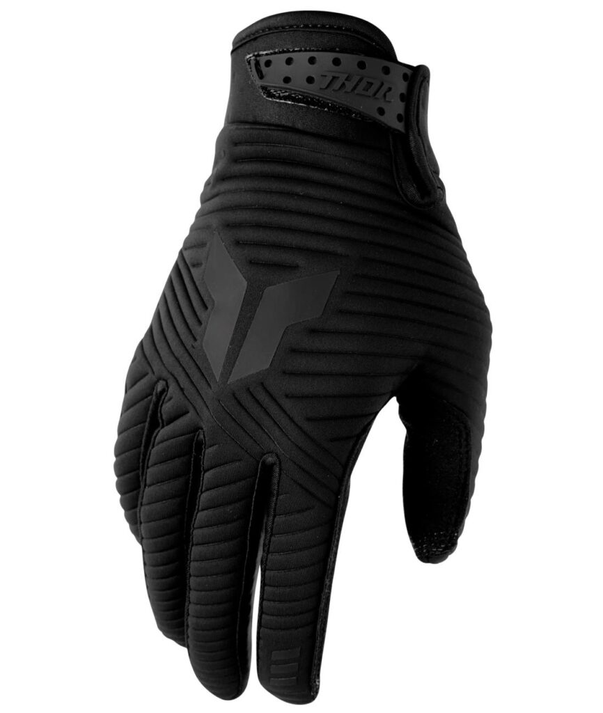 Thor MX Launchmode Cold Weather Motocross Gloves Black