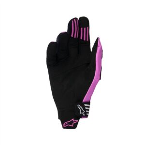 Alpinestars Techstar Motocross Gloves Black/Light Gray/Purple - Image 2
