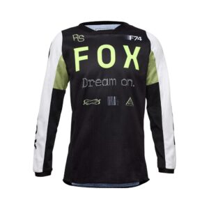 Fox 180 Race Spec Motocross Jersey Youth Pale Green - Image 2