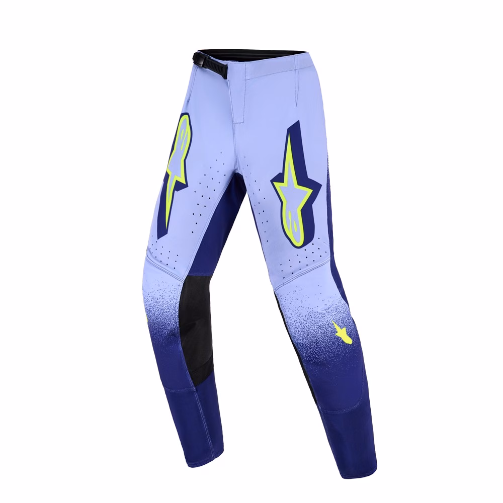 Alpinestars Supertech Scenz Motocross Pants Purple/Yellow Fluoro