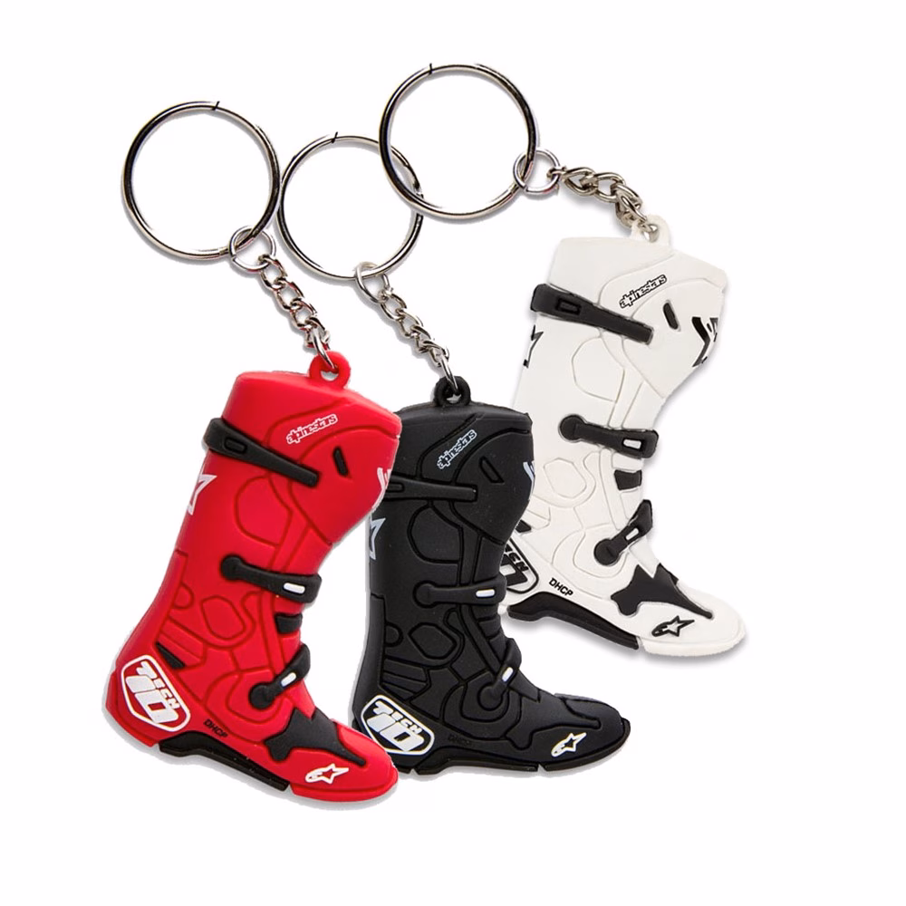 Alpinestars Tech-10 Boot Key Fob 3 Pack Red/White/Black