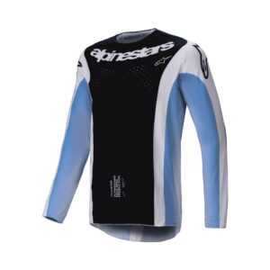 Alpinestars Techstar Melt Motocross Jersey Black/Blue - Image 1