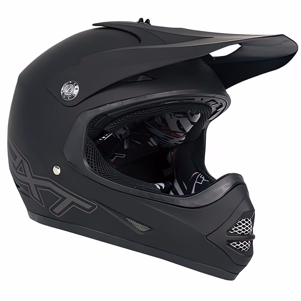 RXT Racer 4 Motocross Helmet Youth Black Grey
