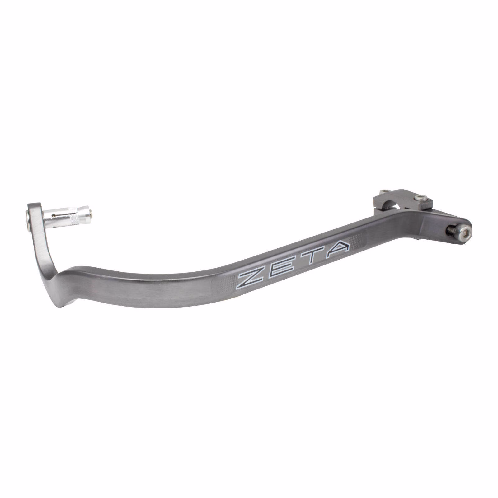 Zeta Armor Bended Hand Guard for 22.2mm Bar - Titanium Colour - Image 1