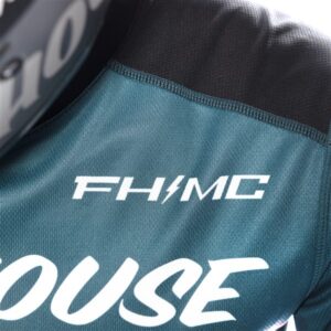 Fasthouse Carbon Force Motocross Jersey Teal - Image 4