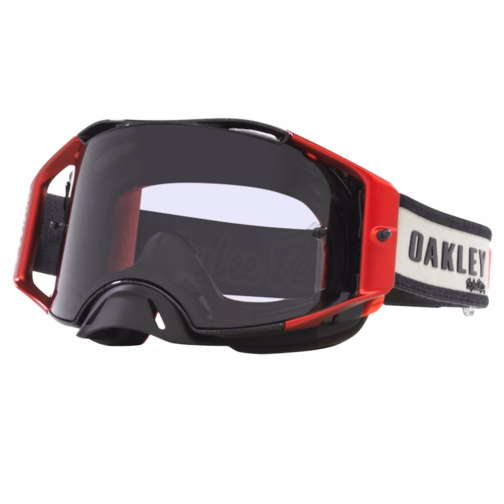 Oakley AirBrake Motocross Goggles TLD Grey Blocks w/ Light Grey Lens