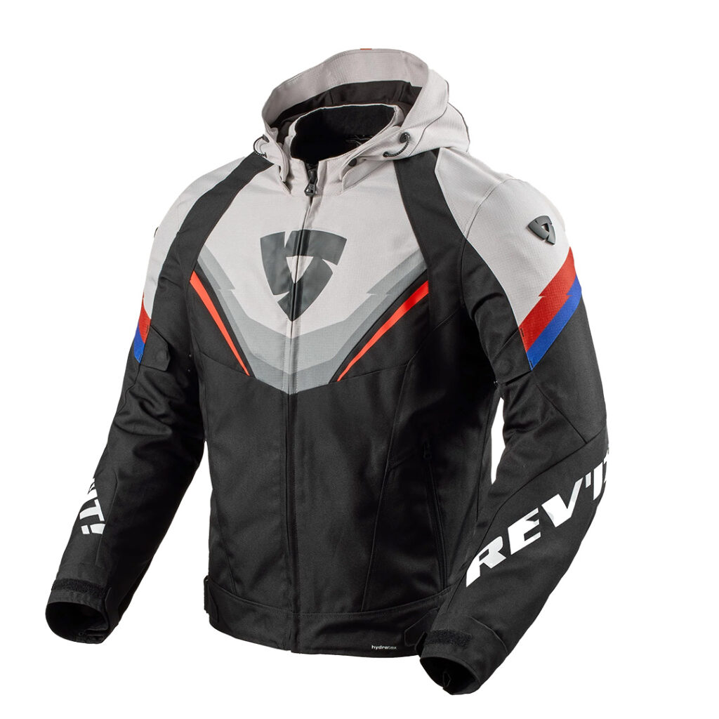 REV'IT! Quantum 3 H2O Road Jacket Black/Grey Red