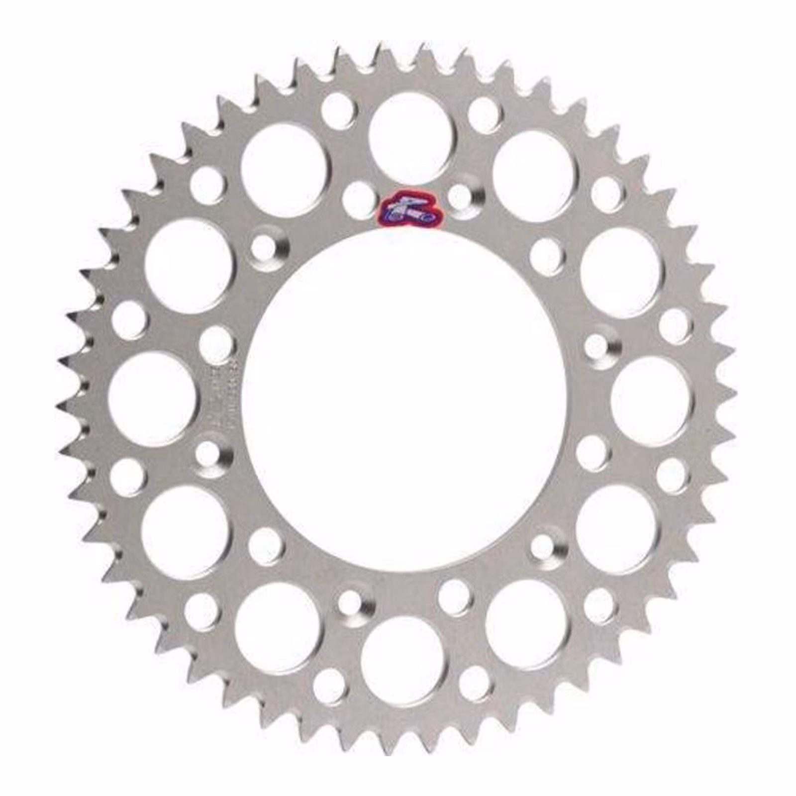 Renthal Sprocket Rear Silver 42T Alloy 7075 T6 Grooved Yamaha - Image 1