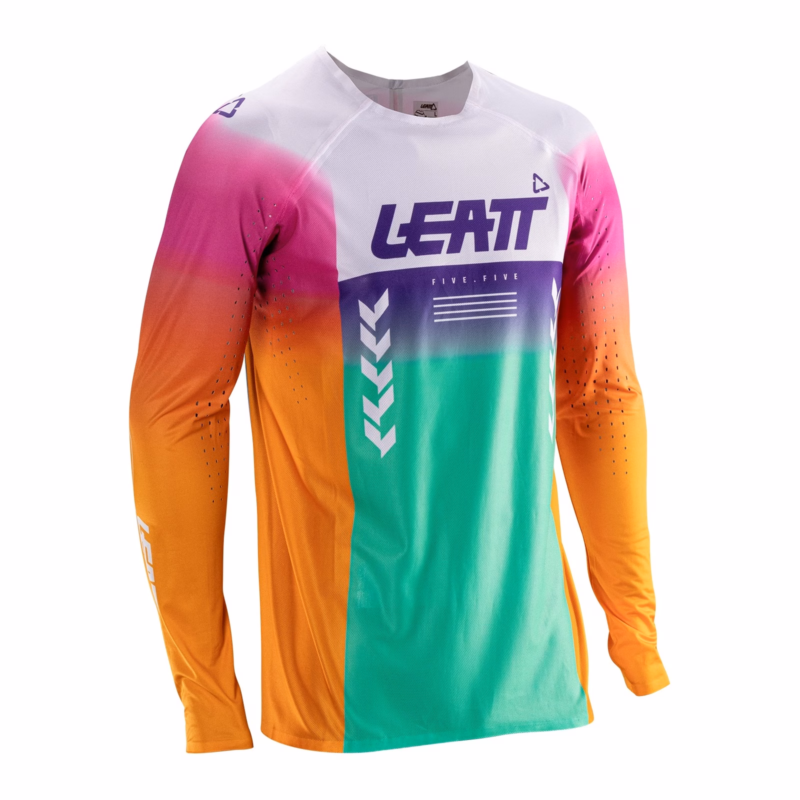 Leatt 5.5 UltraWeld Motocross Jersey Pinata Teal - Image 1