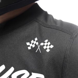 Fasthouse Carbon Method Motocross Jerseys Youth Black/Gray - Image 4