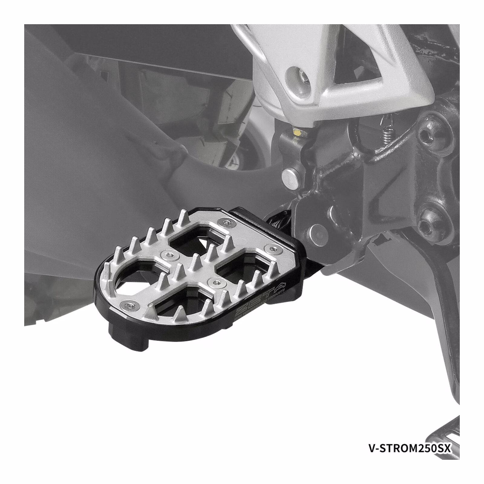 Zeta Adventure Foot Pegs V-Strom – Black - Image 3
