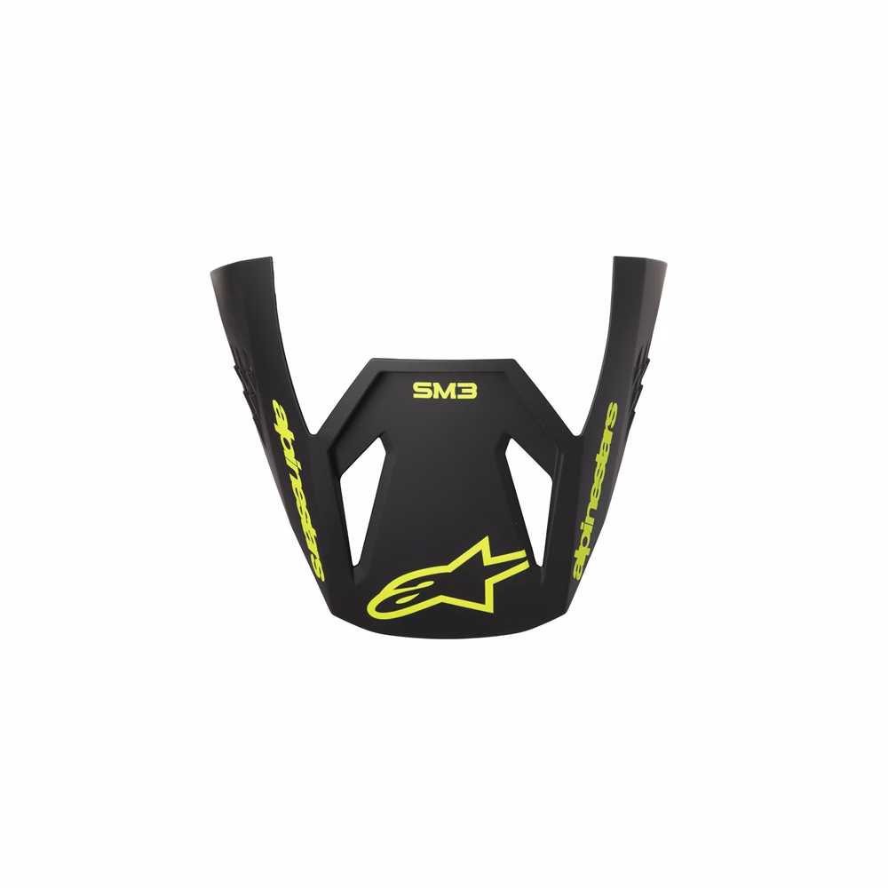 Alpinestars S-M3 Radium Visor Gray/Black/Yellow Fluoro Matte