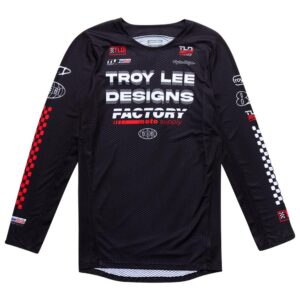 Troy Lee Designs GP Pro Air Factory Motocross Jersey Black - Image 1