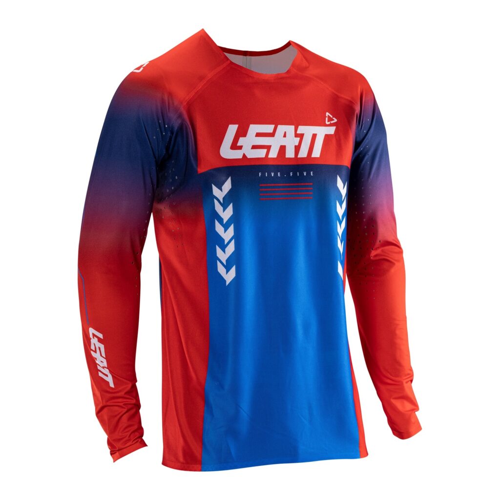 Leatt 5.5 UltraWeld Motocross Jersey Royal Blue / Red