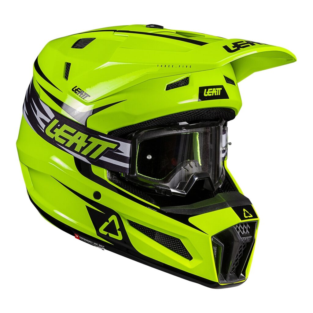 Leatt 3.5 Motocross Helmet Kit Neon Yellow