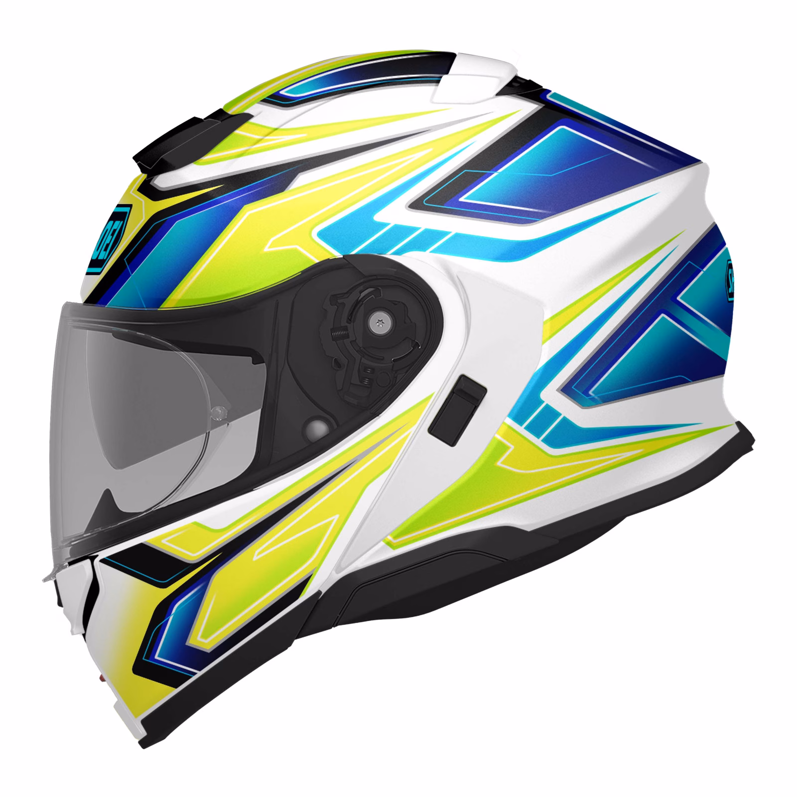 Shoei Neotec 3 Anthem TC-3 Road Helmet Yellow / Blue - Image 1
