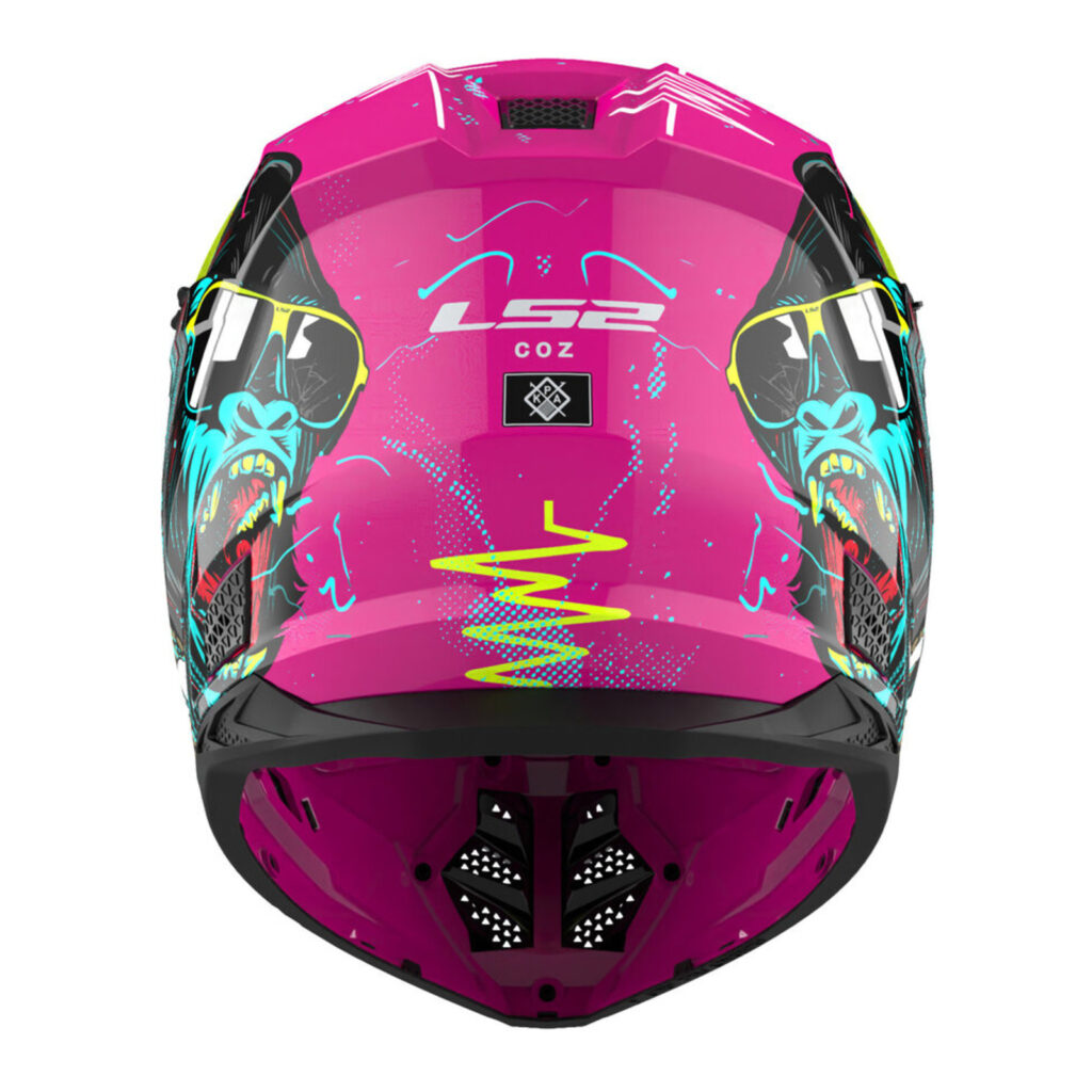 LS2 MX706J COZ GorillaYouth Motocross Helmet Gloss Purple