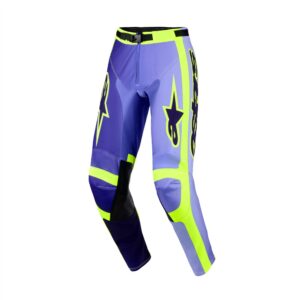 Alpinestars Racer Portl Motocross Pants Purple/Yellow Fluoro - Image 1