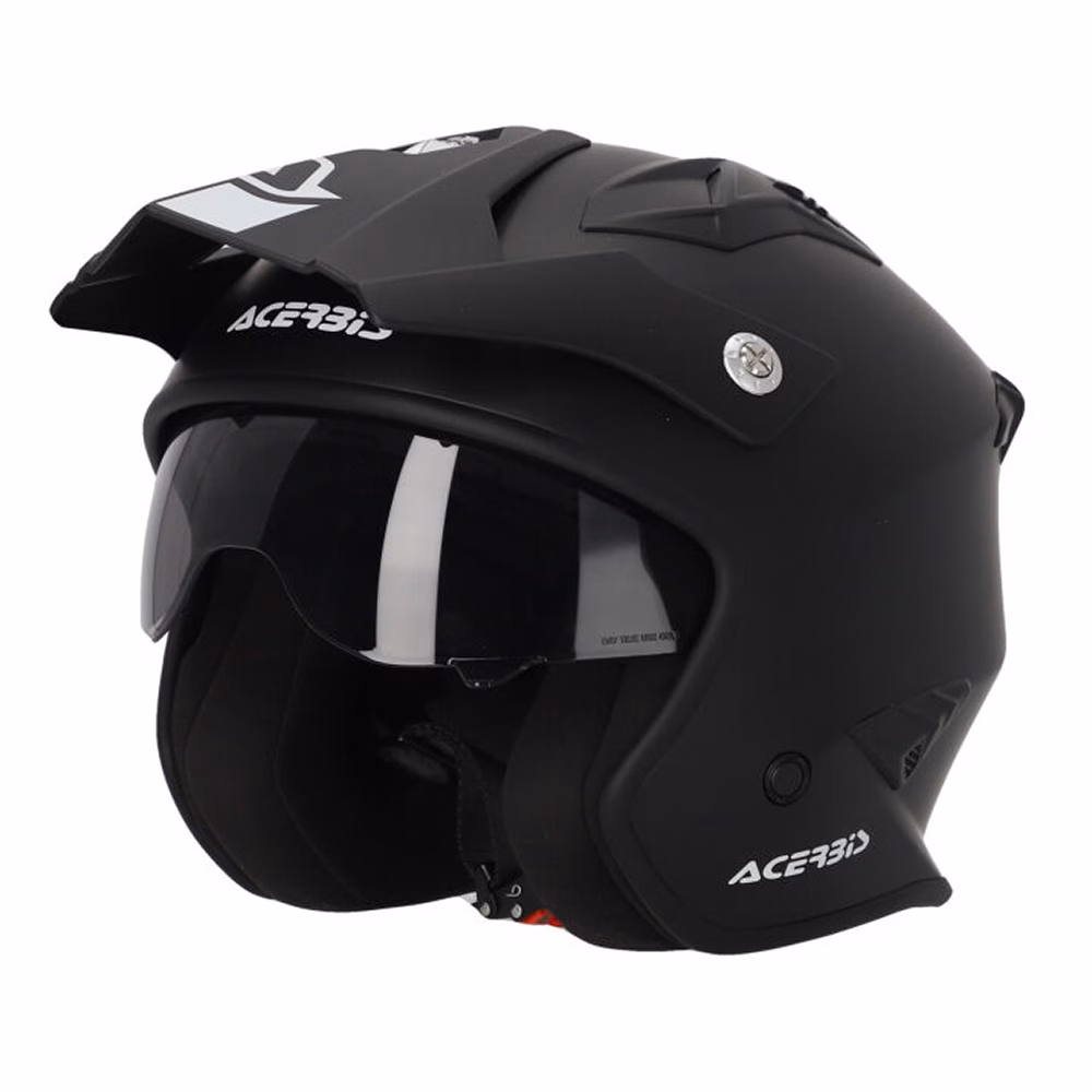 Acerbis Jet Aria ECE 22-06  Open Face Helmet Black 2