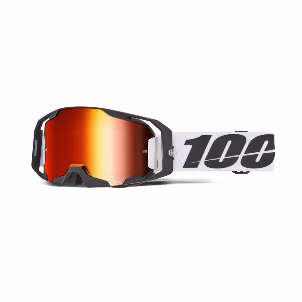 100% ARmatic Motocross Goggle Caldwell - Red Mirror Lens