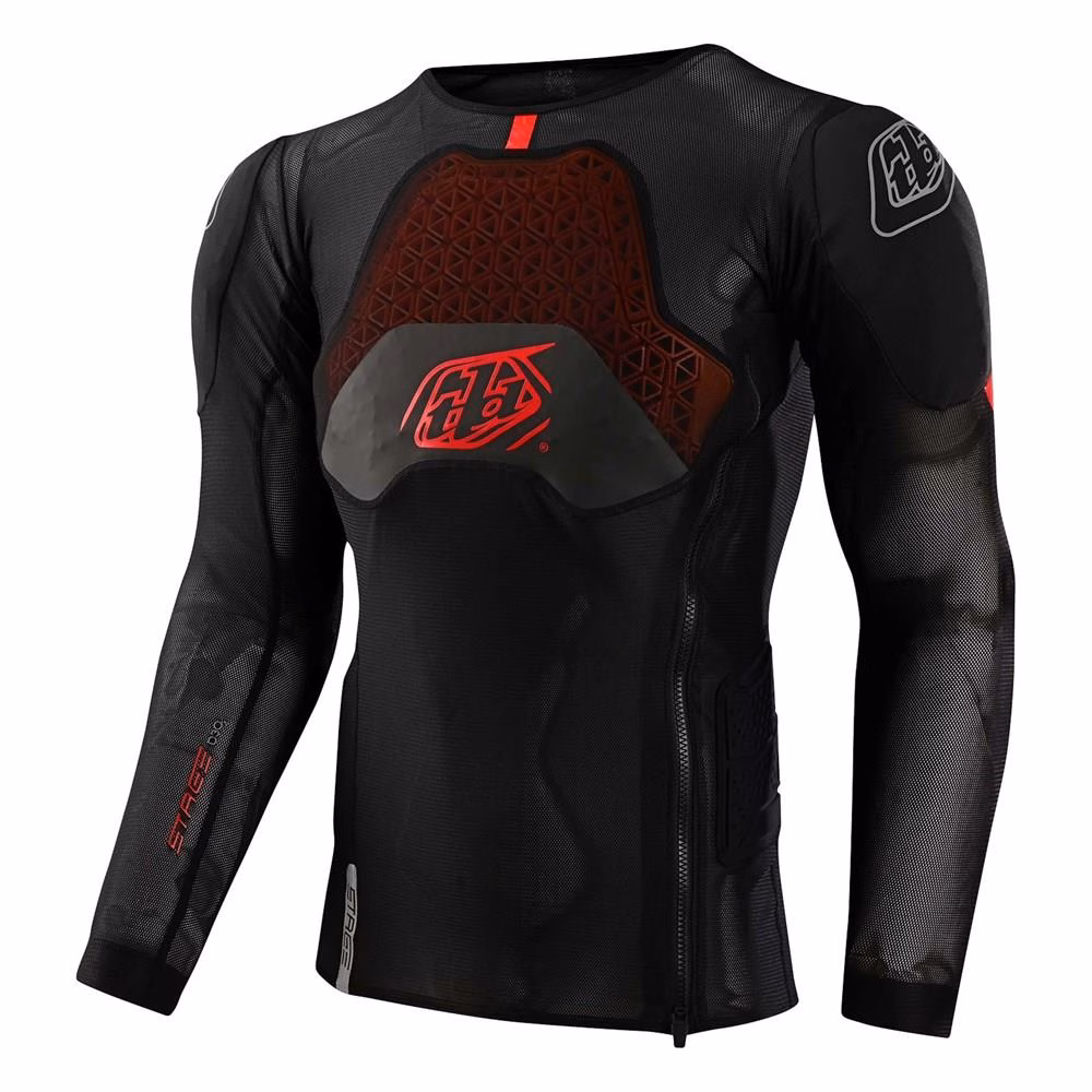 Troy Lee Designs Stage Ghost D30 Long Sleeve Baselayer Black