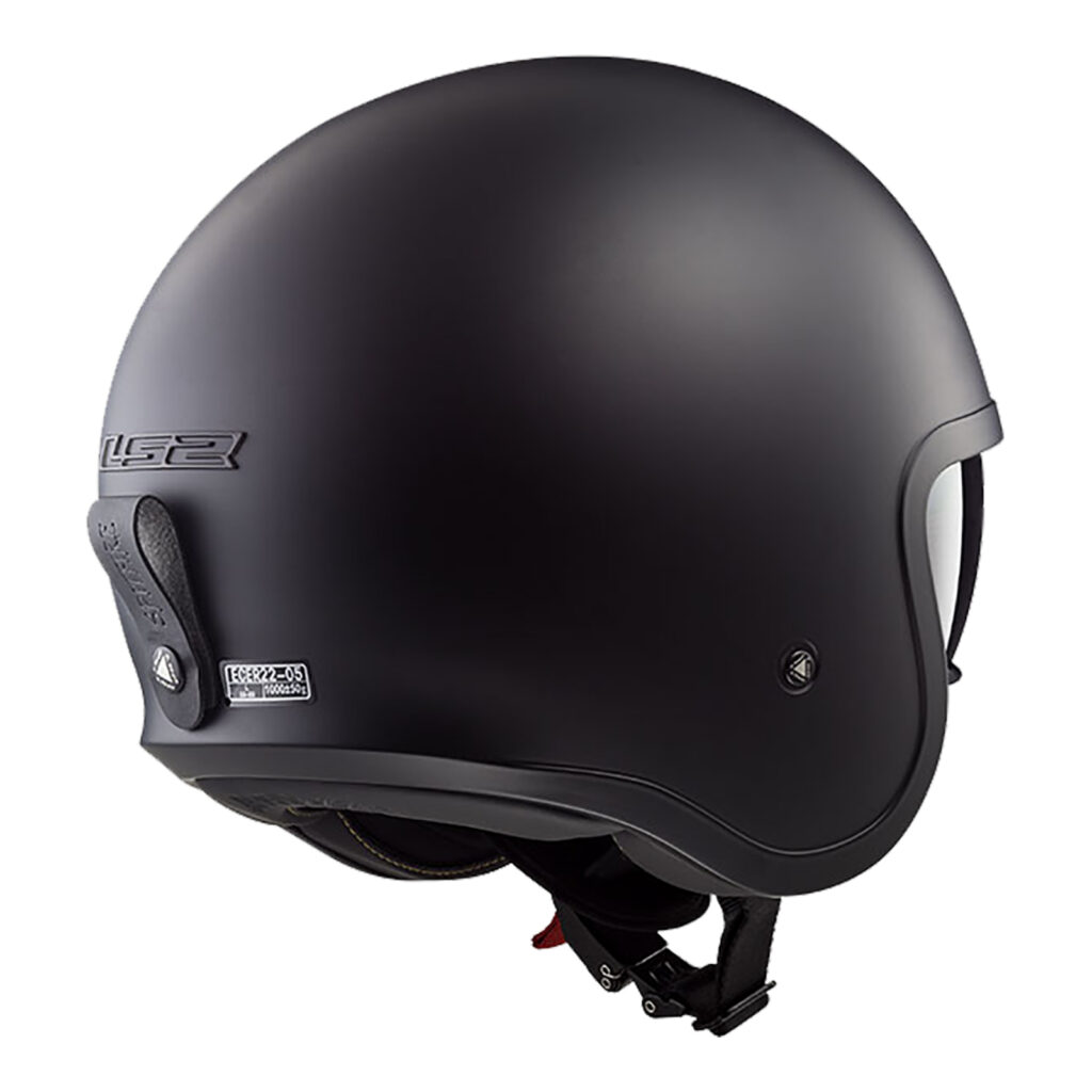LS2 OF599 Spitfire II Open Face Helmet Matte Black