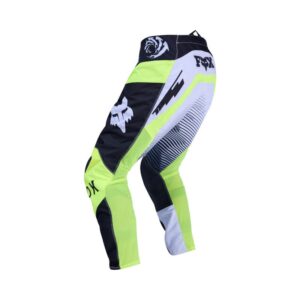 Fox 180 Collect Motocross Pants Grey/Yellow - Image 2