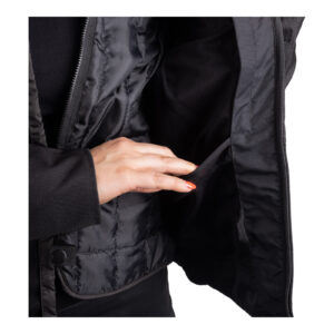 Oxford Valencia 3.0 Waterproof Dry2Dry Women's Textile Road Jacket - Black - Image 3