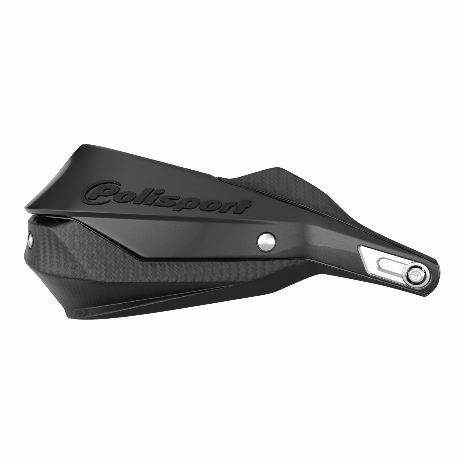 Polisport Trail Blazer Handguard with Metal Bar - Black / Black - Image 1