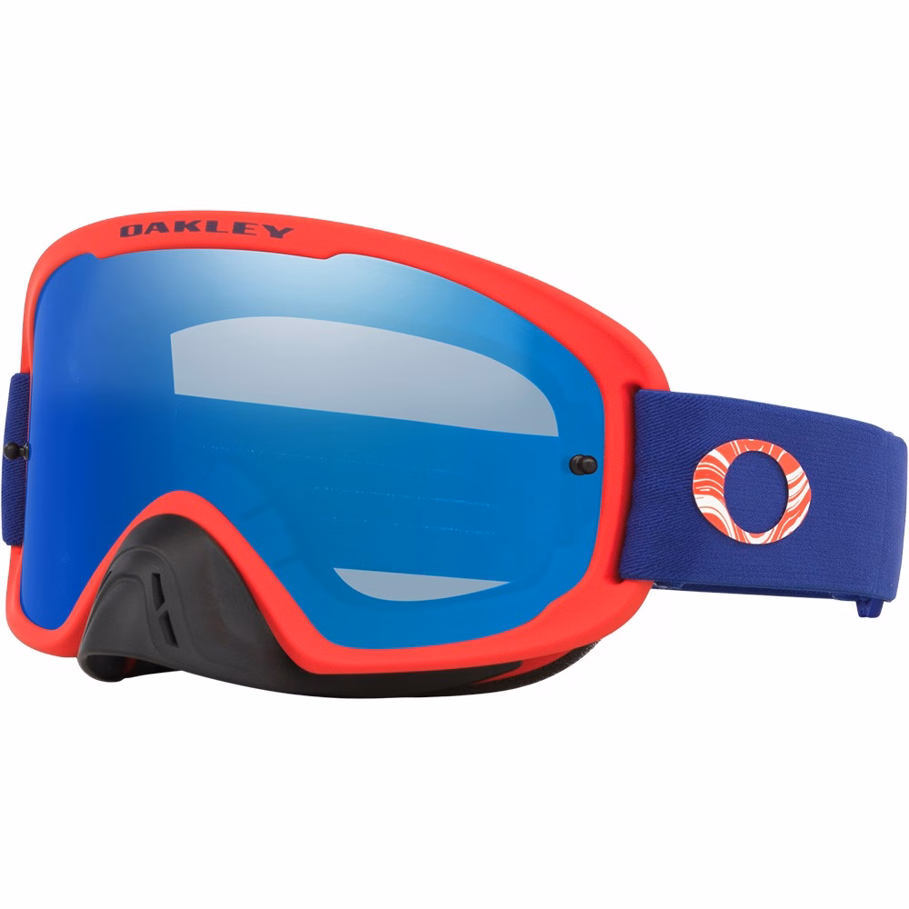 Oakley O-Frame 2.0 Pro MX Goggle Team Red w/ Black Ice Iridium Lens