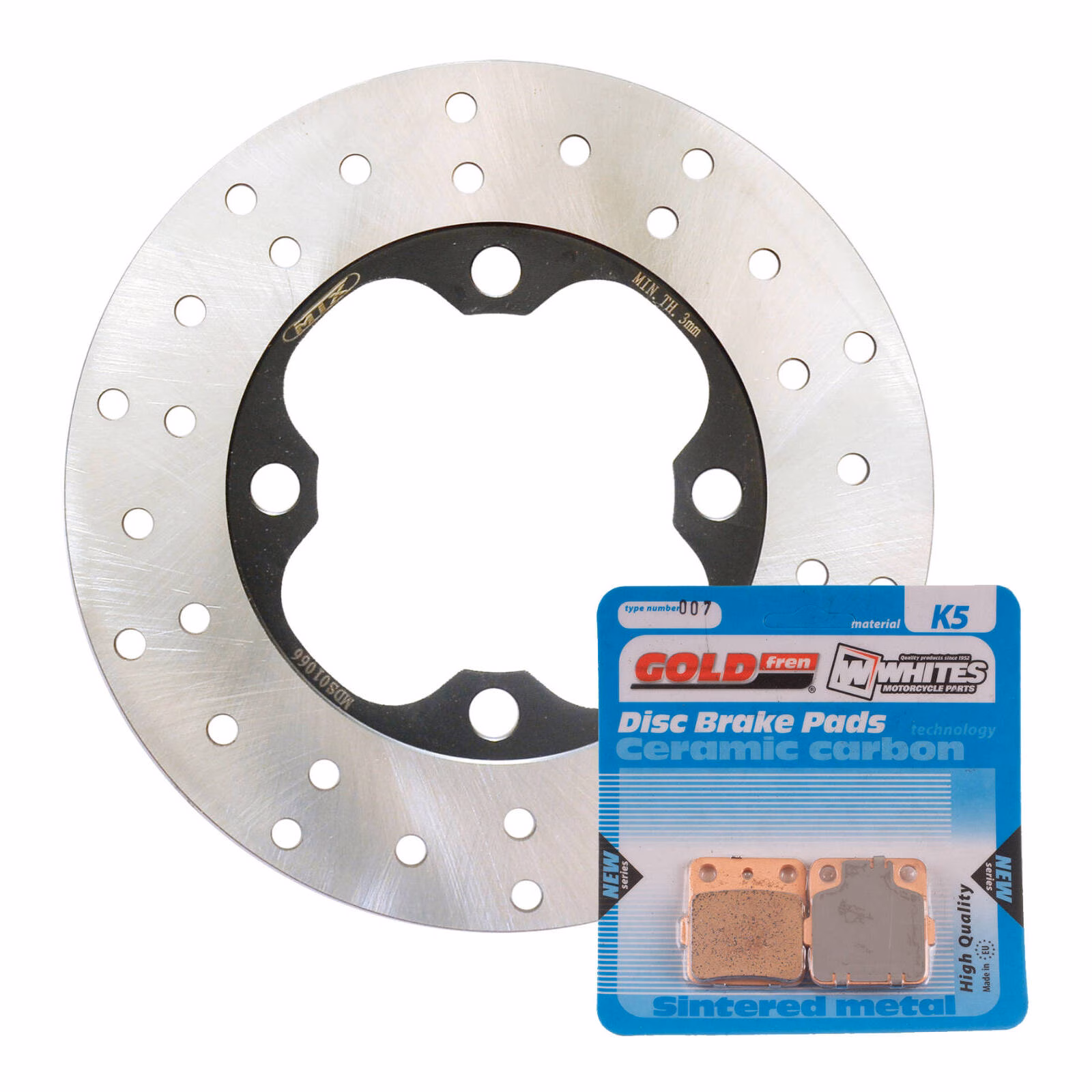 Brake Disc & Pad Front Kit - Honda TRX420FA '09-'13 - Image 1