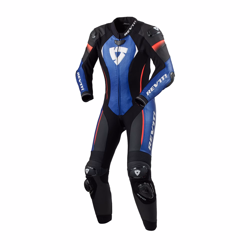 REV'IT! Xena 4 Ladies 1pc Race Suit Black/Blue