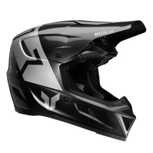 Thor Reflex Apoer Composite Rogue Motocross Helmet Chrome/Silver - Image 3