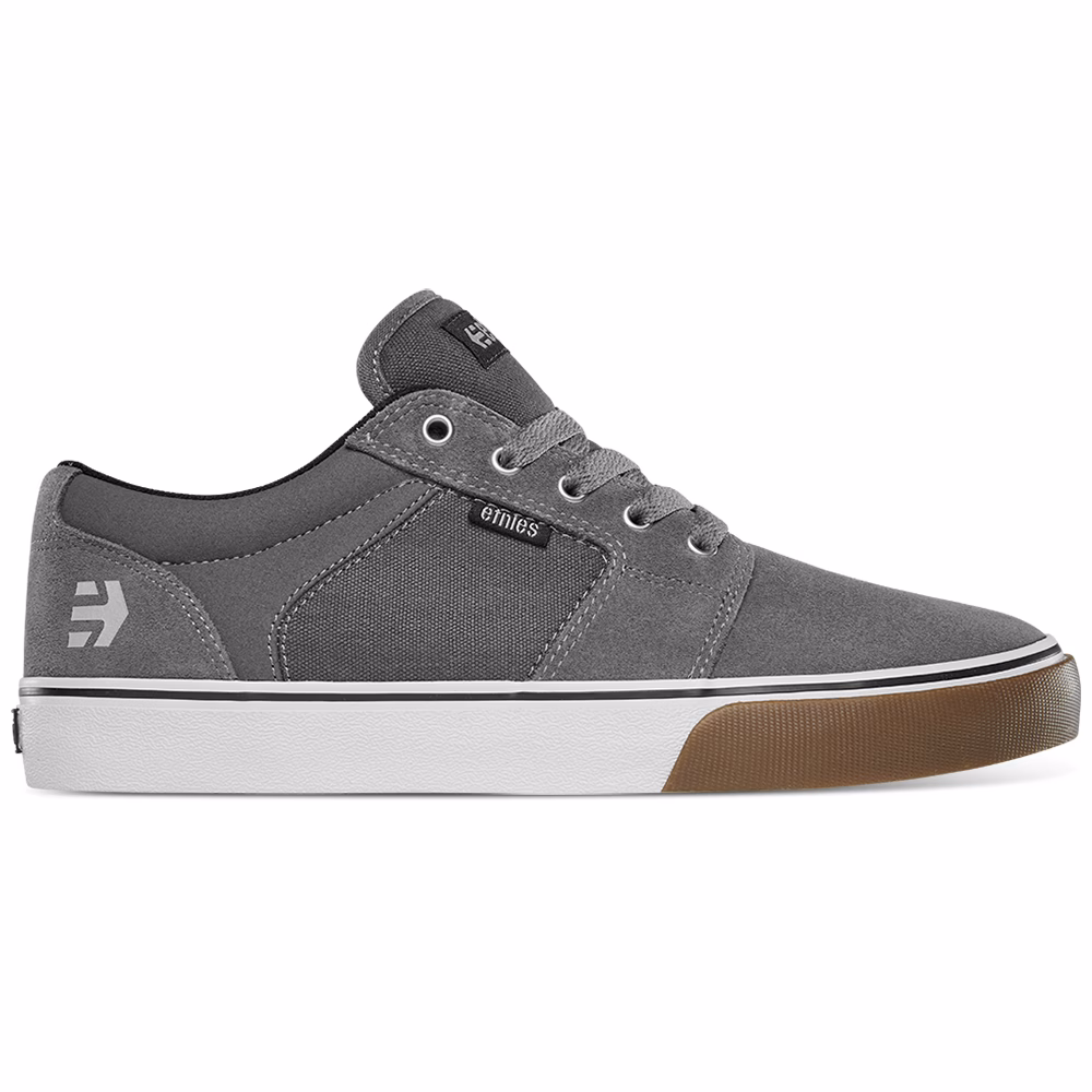 Etnies Barge LS Shoes Dark Grey/White/Gum