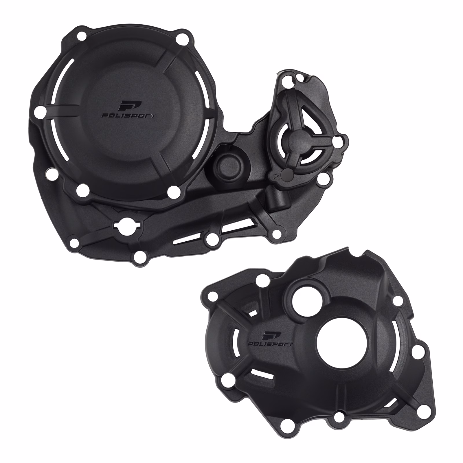 Poli Clutch & Ignition Cover Protector Kit YZ450F '23 - Black - Image 1